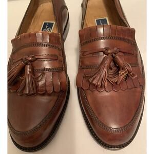 Bragano By Cole Haan Men's Brown Leather Moc 10D Dress Shoes